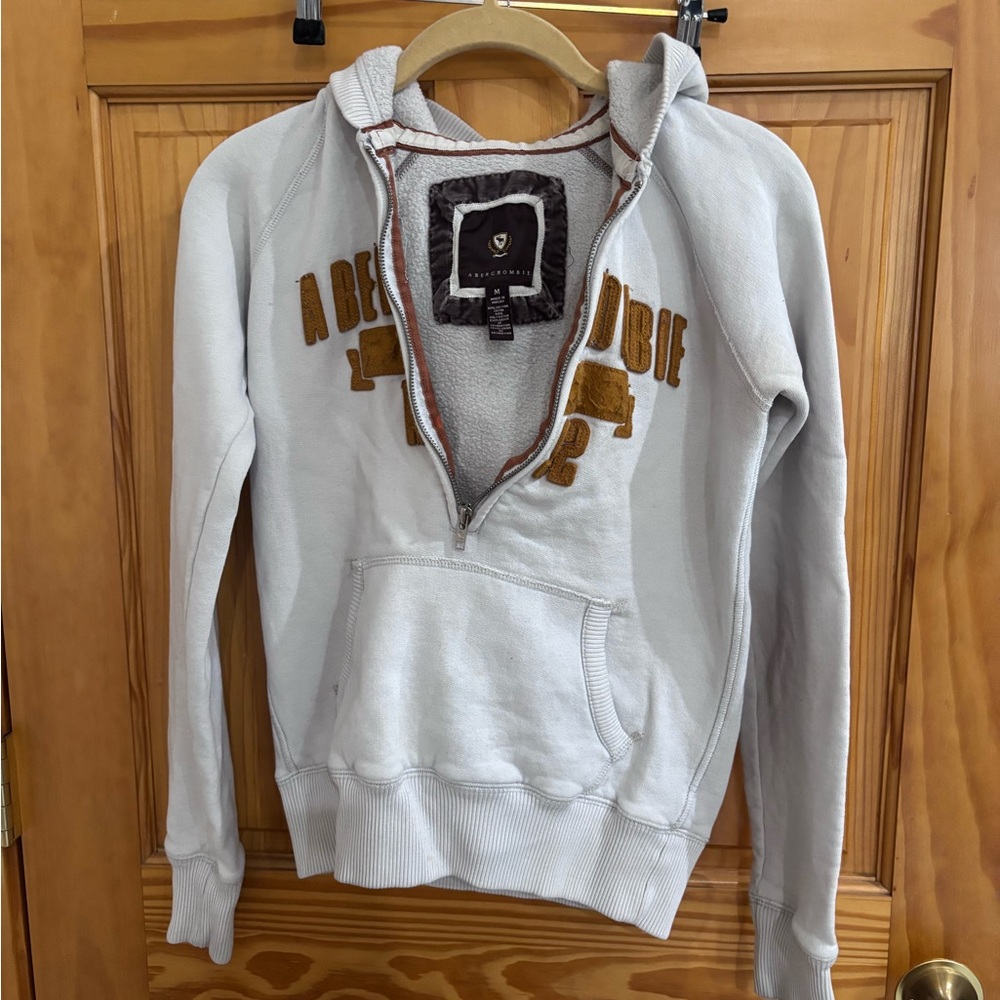 Abercrombie & Fitch light blue Hoodie